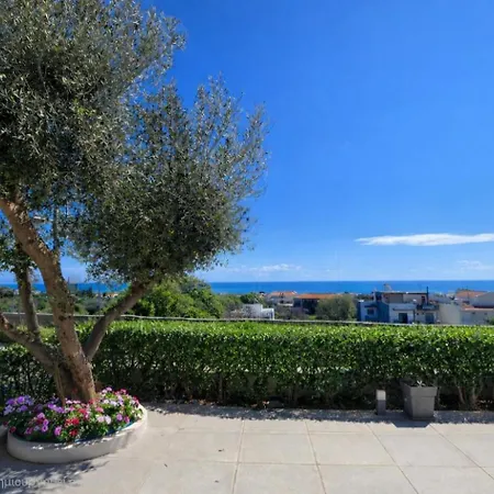 Вилла Alkion Sea View, Olive Tree Garden & Spacious Terrace Родос