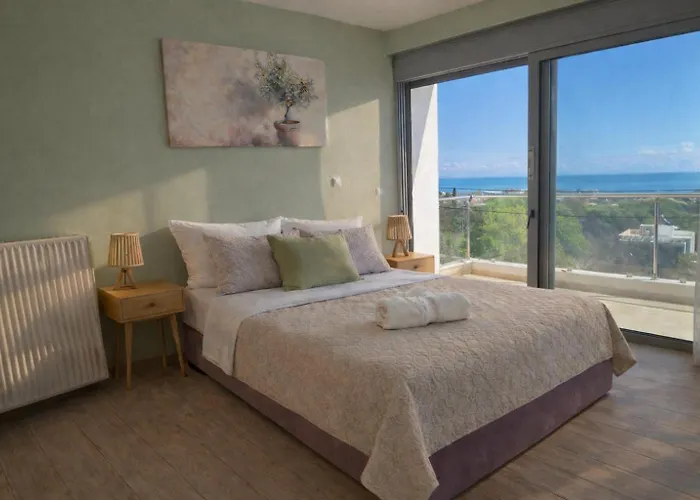 Alkion Sea View, Olive Tree Garden & Spacious Terrace וילה עיר רודוס